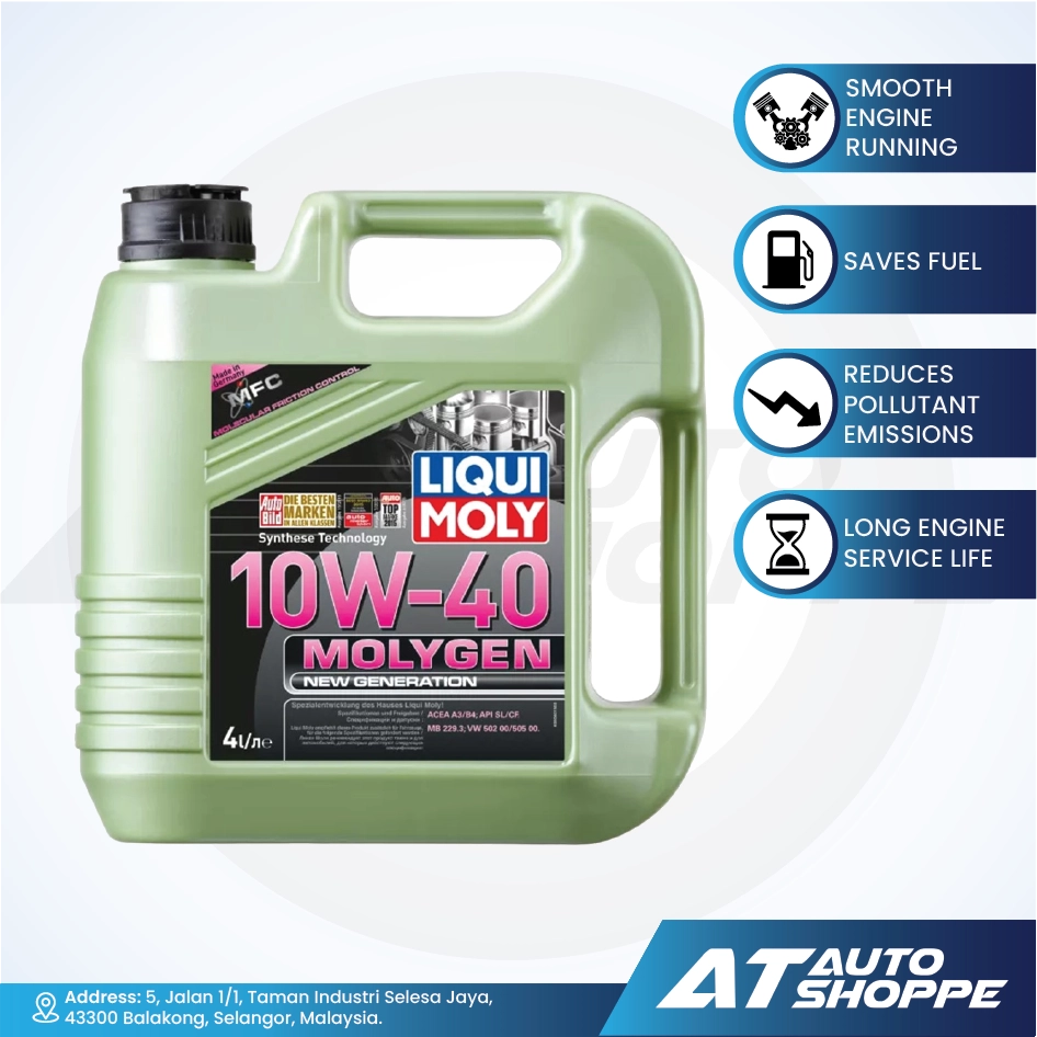 Liqui Moly Molygen 10W40 Full Synthetic Engine Oil (4L)