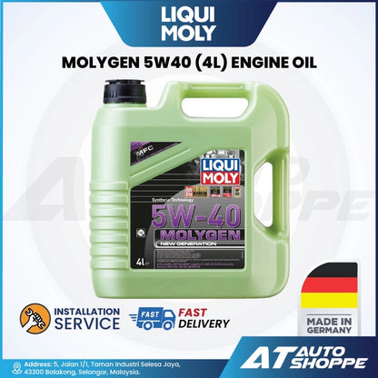 Liqui Moly Molygen 5W40 Fully Synthetic Motor Oil (4L)