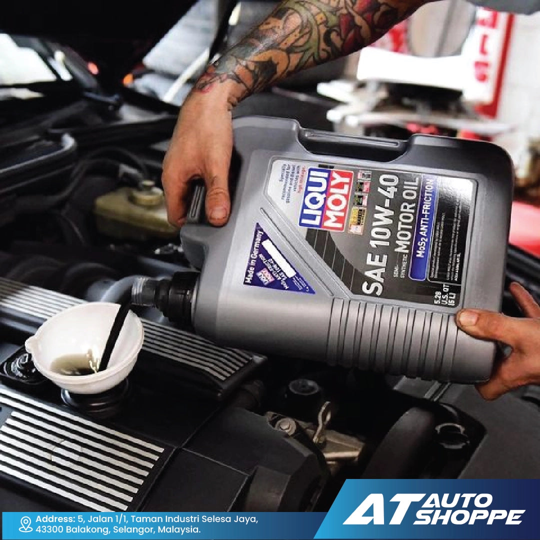 Liqui Moly MOS2 Leichtlauf 10W40 Full Synthetic Motor Oil (5L)
