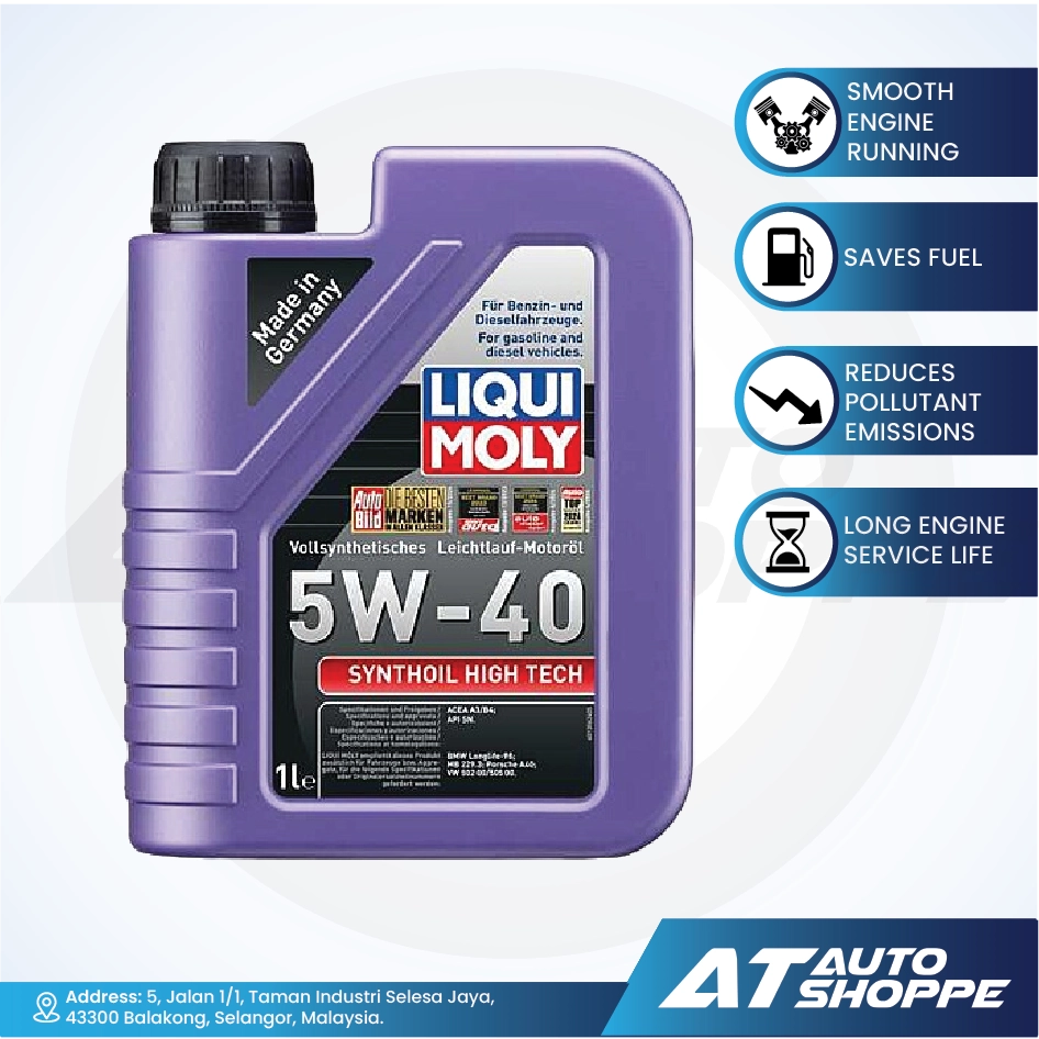 Liqui Moly Synthoil High Tec 5W40 High Performance Synthetic (1L)