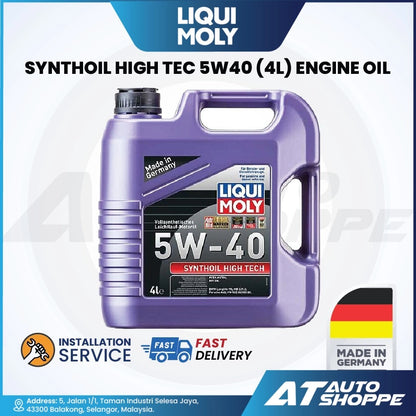Liqui Moly Synthoil High Tec 5W40 Full Synthetic Engine Oil (4L)