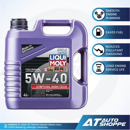 Liqui Moly Synthoil High Tec 5W40 Full Synthetic Engine Oil (4L)