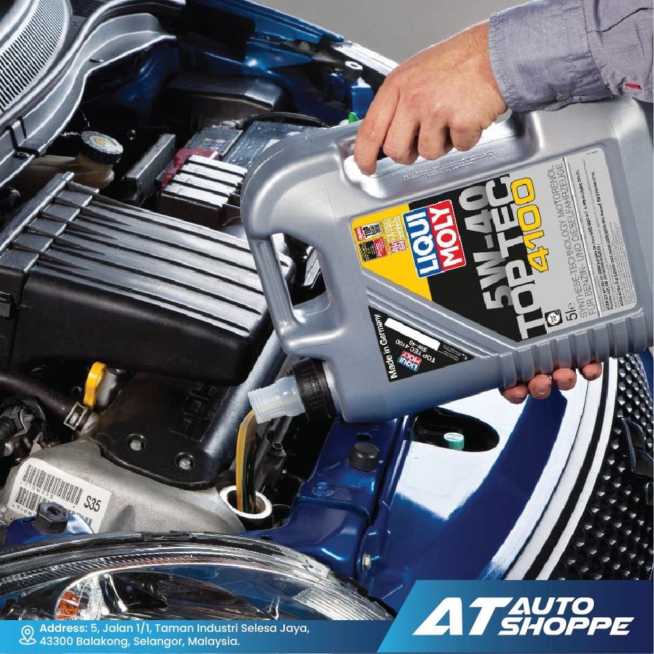 Liqui Moly Top Tec 4100 5W40 Full Synthetic Engine Oil (5L)