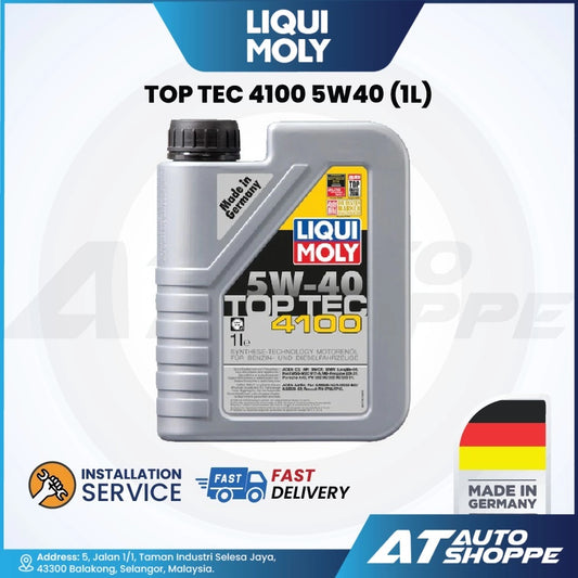 Liqui Moly Top Tec 4100 5W40 Full Synthetic Engine Oil (1L)