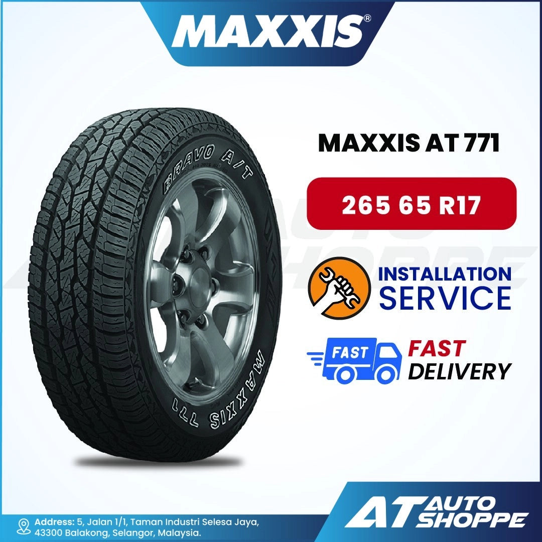 Maxxis Bravo AT-771 All Terrain Tyre 245/70R16 265/70R16 265/65R17 265/60R18 (1 Tire)