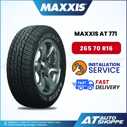 Maxxis Bravo AT-771 All Terrain Tyre 245/70R16 265/70R16 265/65R17 265/60R18 (1 Tire)