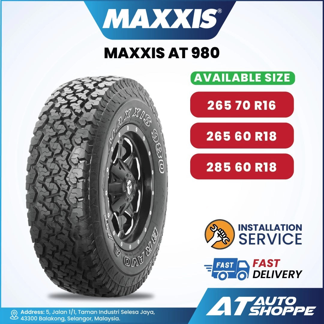 Maxxis Bravo AT-980 All Terrain Tyre (1 Tire)