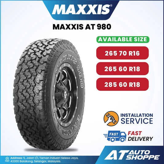 Maxxis Bravo AT-980 All Terrain Tyre (1 Tire)