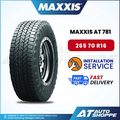 Maxxis RAZR AT-781 All Terrain Tyre 245/70R16 265/70R16 265/65R17 265/60R18 (1 Tire)