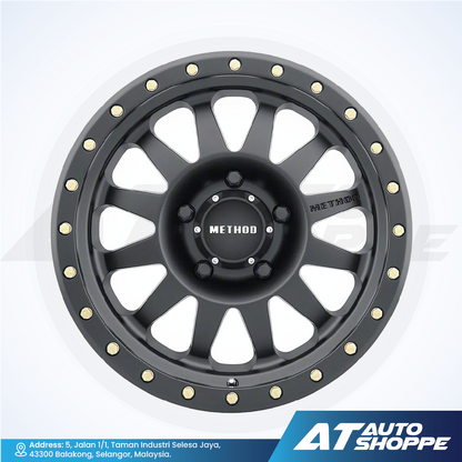 Method MR304-Matte Black 18x9 ET25 5x150 (1 Piece)