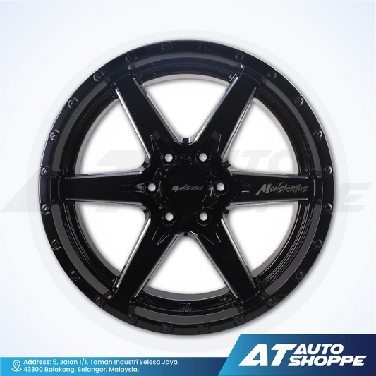 Monsterims MOR-01 Lagenda Black Mill 20x9 ET10 6x139.7 (1 Piece)