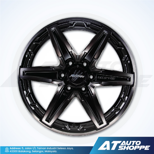 Monsterims wheel with visible branding on a white background