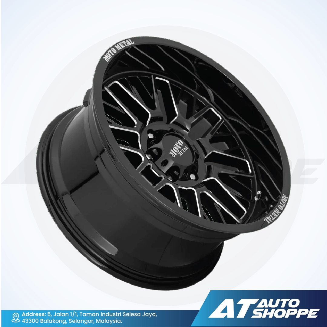Moto Metal MO802-Gloss Black Milled 20x10 ET-18 6x139.7 (1 Piece)