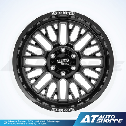 Moto Metal MO802-Gloss Black Milled 20x10 ET-18 6x139.7 (1 Piece)
