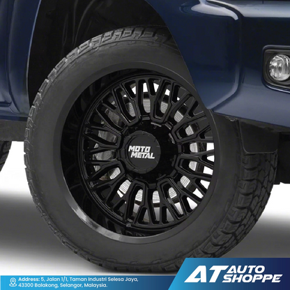 Moto Metal MO809-Gloss Black Machined 20x10 ET-18 6x139.7 (1 piece)