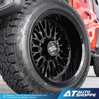 Moto Metal MO809-Gloss Black Machined 20x10 ET-18 6x139.7 (1 piece)