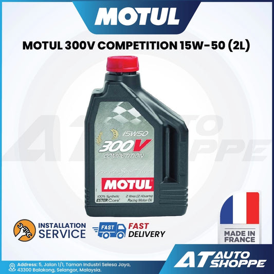 MOTUL 300V Competition 15W50 Fully Synthetic Original (2L)