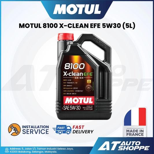 MOTUL 8100 X-Clean EFE 5W30 Fully Synthetic Original (5L)