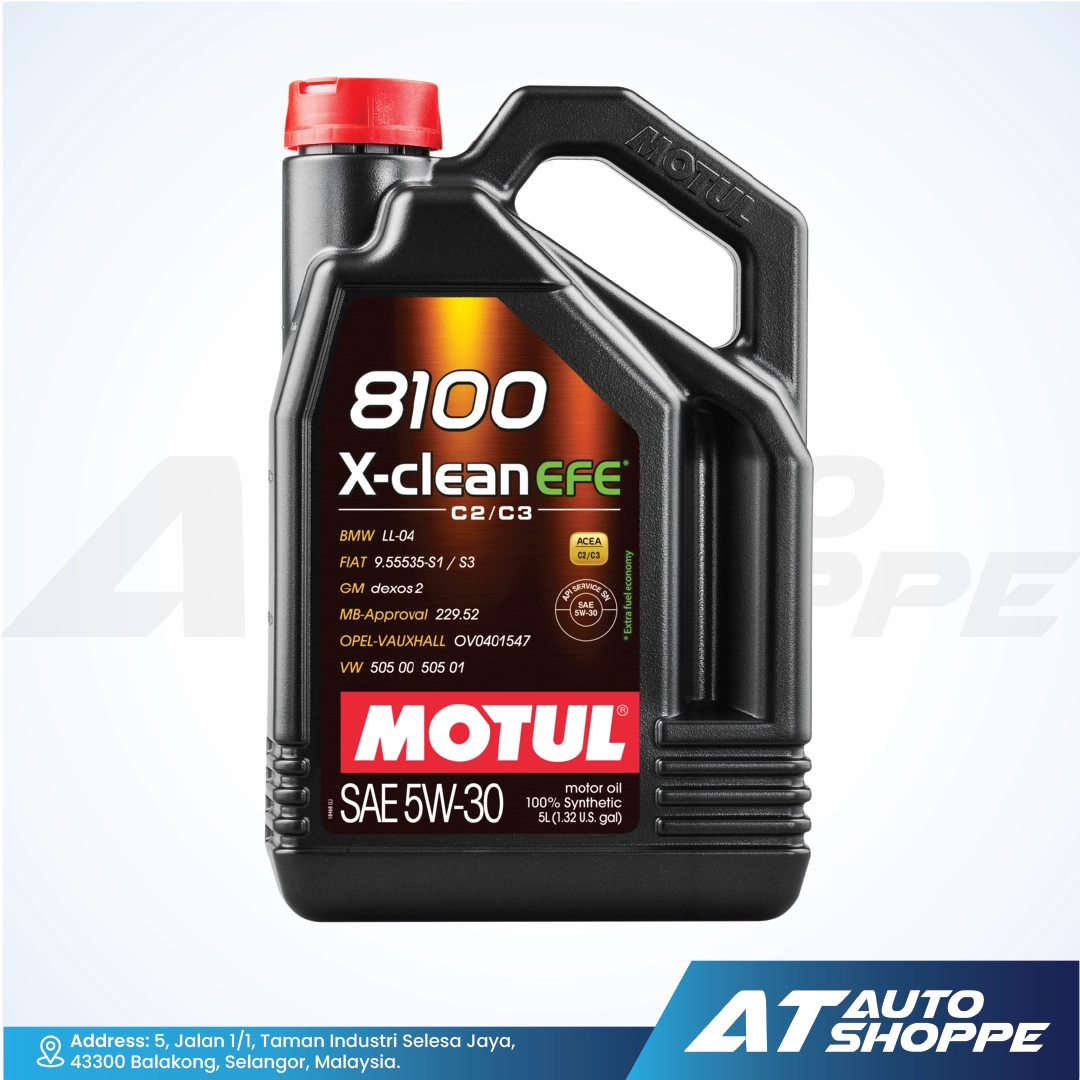 MOTUL 8100 X-Clean EFE 5W30 Fully Synthetic Original (5L)