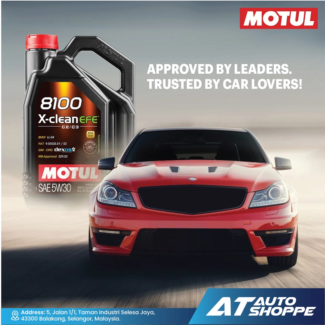 MOTUL 8100 X-Clean EFE 5W30 Fully Synthetic Original (5L)