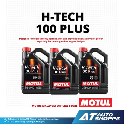 MOTUL H-Tech 100 Plus 10W40 Fully Synthetic Original (4L)