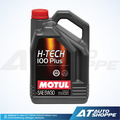 MOTUL H-Tech 100 Plus 5W30 Fully Synthetic Original (4L)