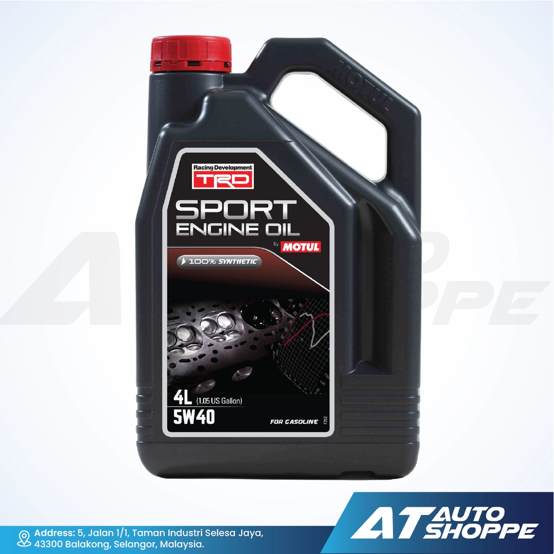 MOTUL TRD Sport 5W40 Petrol Fully Synthetic Original (4L)