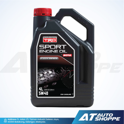 MOTUL TRD Sport 5W40 Petrol Fully Synthetic Original (4L)
