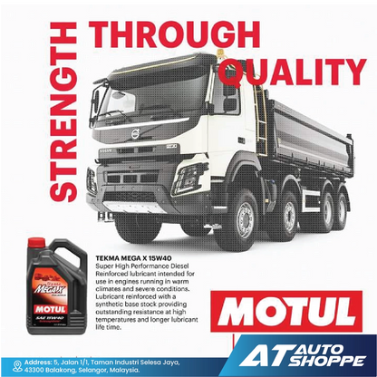 MOTUL Tekma Mega X 15W40 Diesel Semi Mineral Heavy Duty (1L)