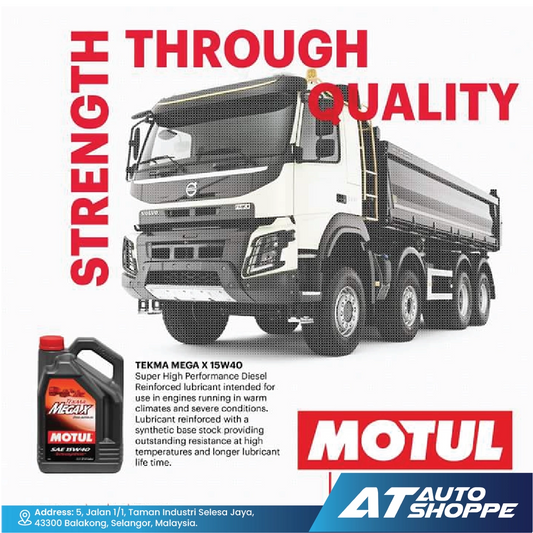 MOTUL Tekma Mega X 15W40 Diesel Semi Mineral Heavy Duty Original (4L)