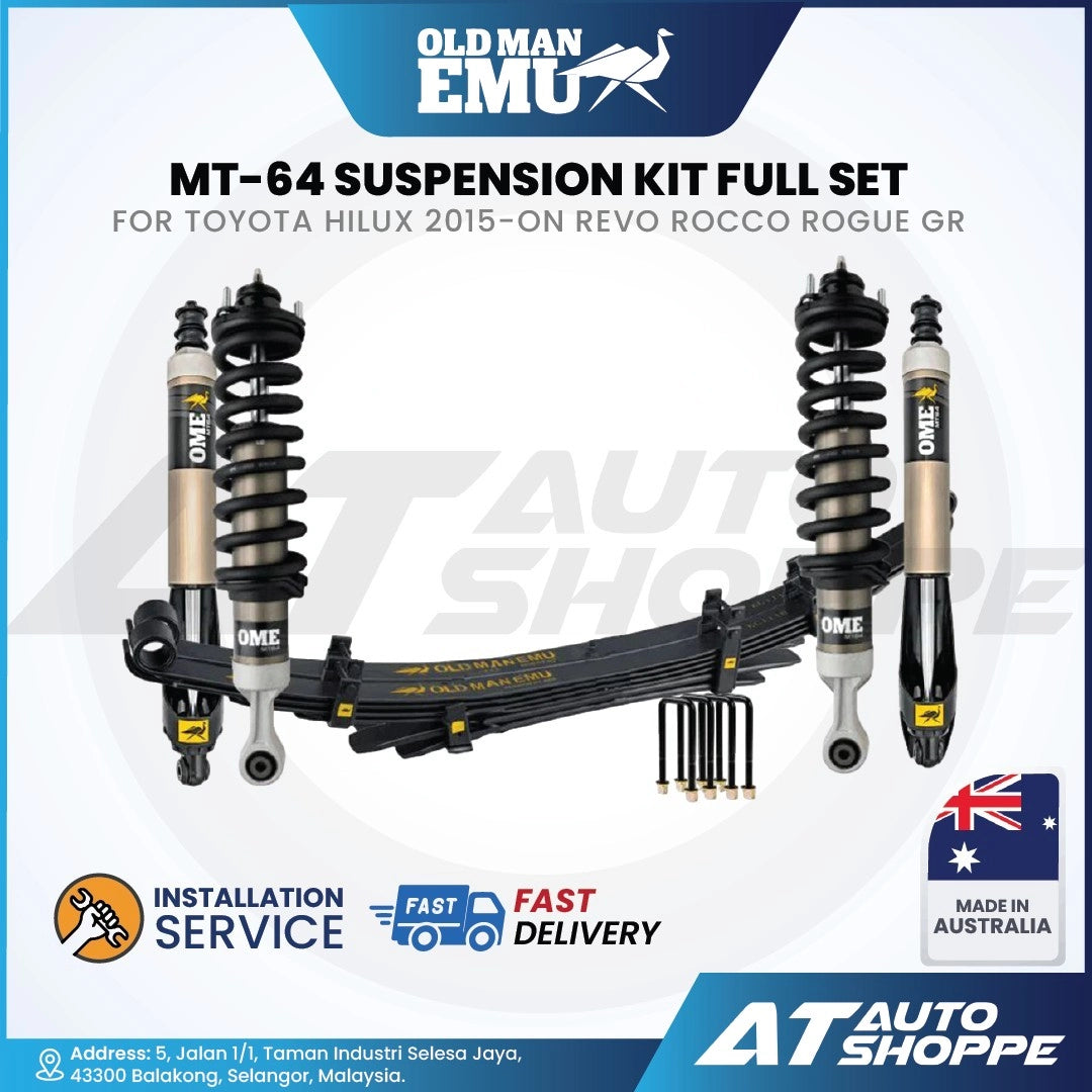 Old Man Emu MT-64 Suspension Kit Full Set for Toyota Hilux 2015-Current