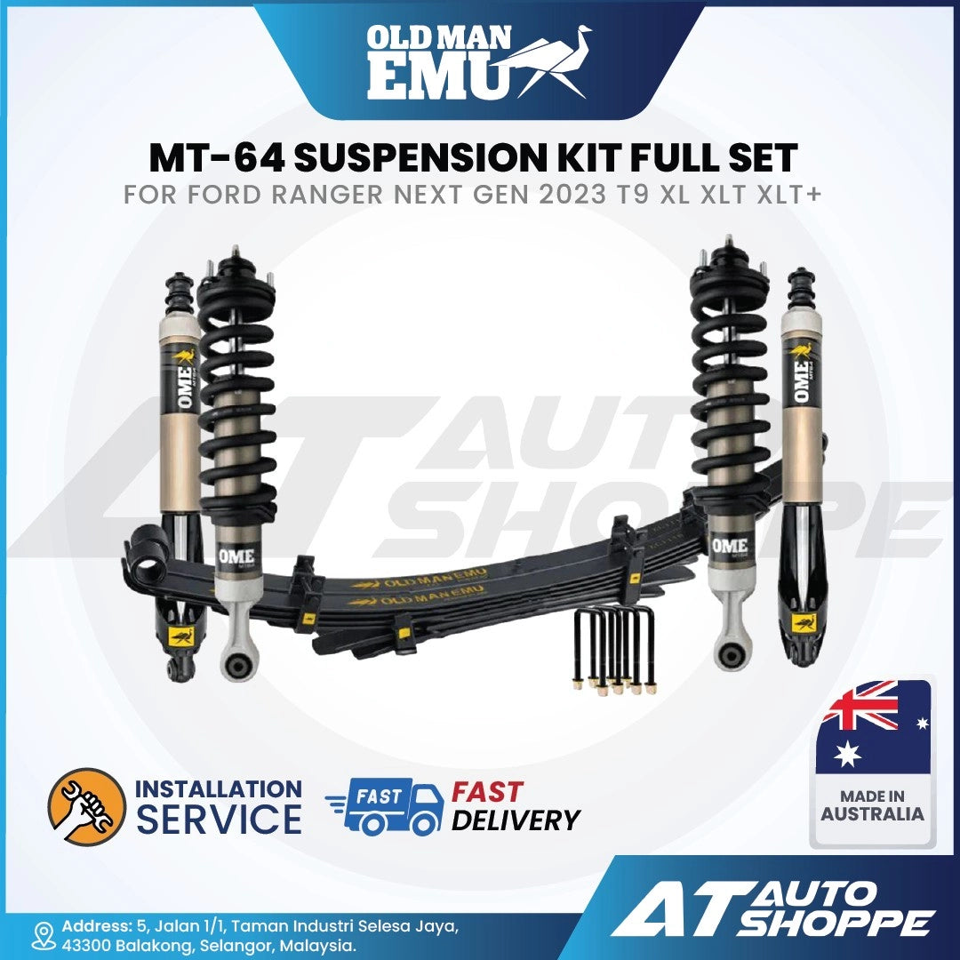 Old Man Emu MT-64 Suspension Kit Full Set for Ford Ranger Next Gen 2023-Current