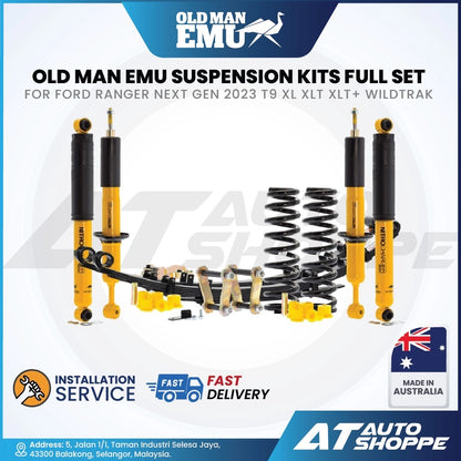 Old Man Emu Nitrocharger Sport Full Suspension Kits for Ford Ranger Next Gen 2023