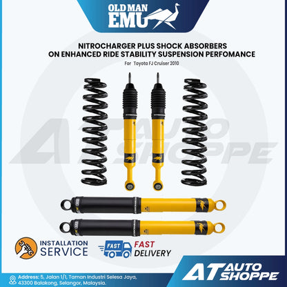 Old Man Emu Nitrocharger Plus Shock Absorbers for Toyota FJ Cruiser 2010-Current