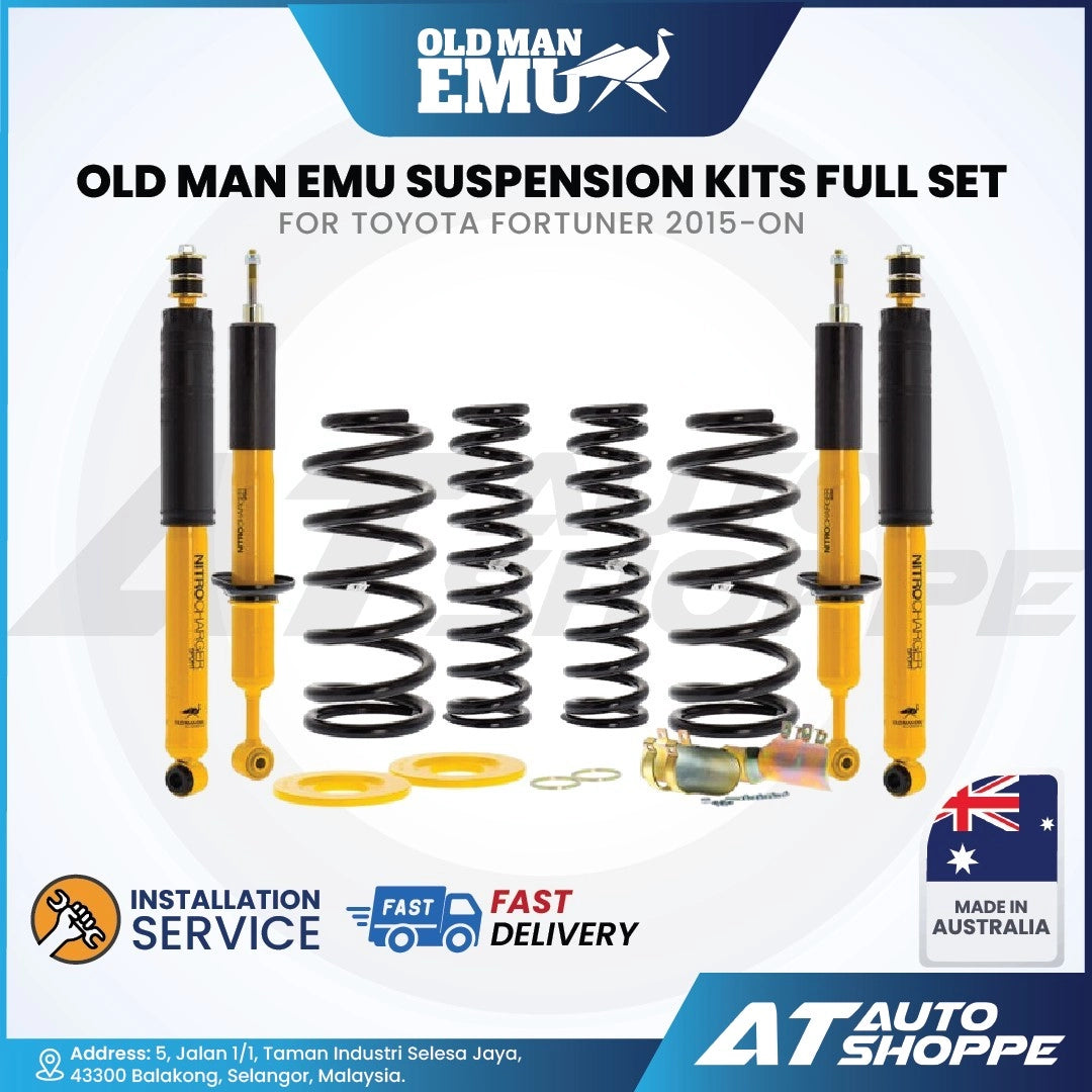 Old Man Emu Nitrocharger Sport Full Suspension Kits for Toyota Fortuner 2015-Current
