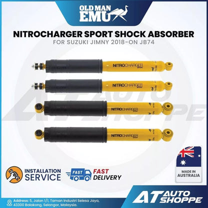 Old Man Emu Nitrocharger Sport Shock Absorber for Suzuki Jimny JB74 2018-Current