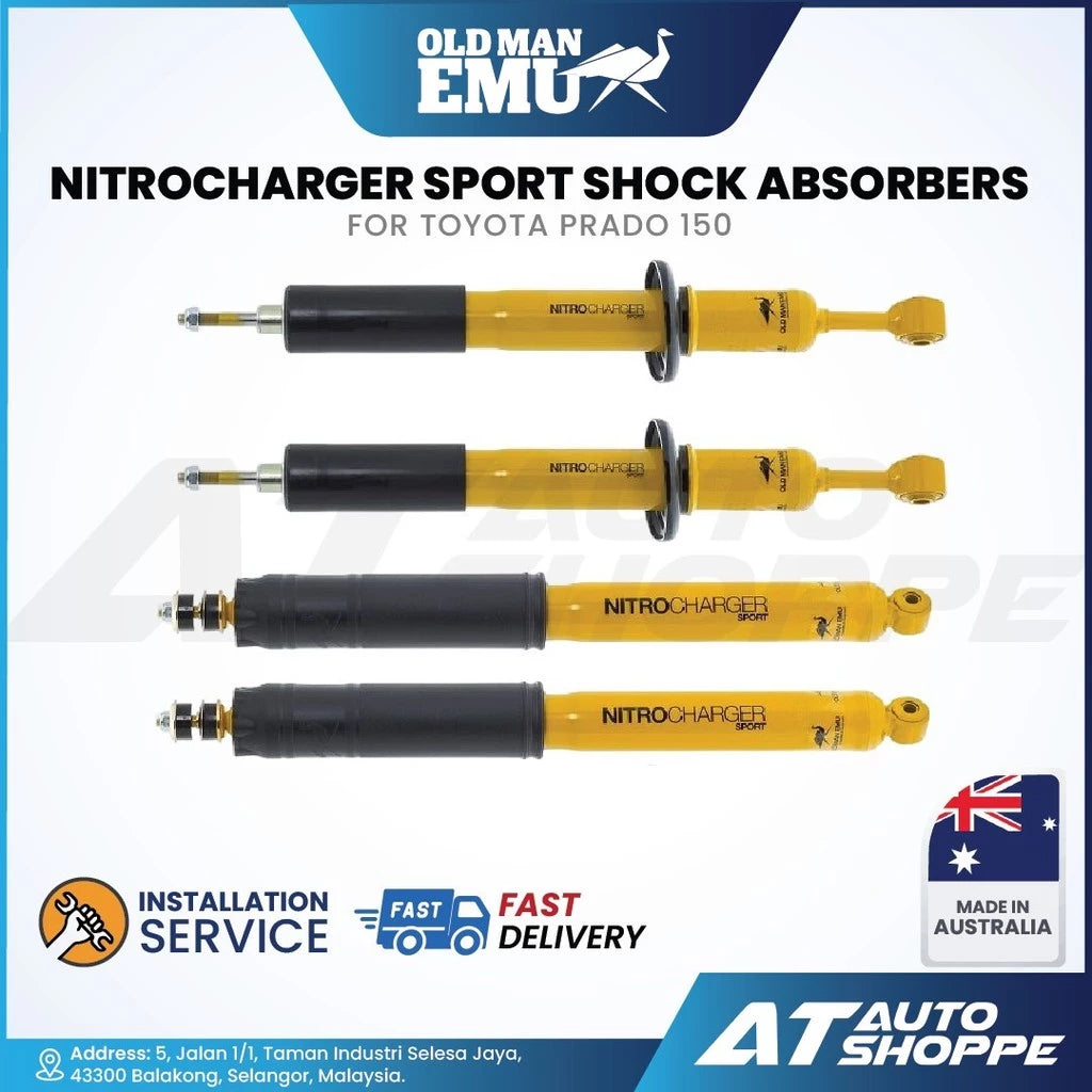 Old Man Emu Nitrocharger Sport Shock Absorbers for Toyota Land Cruiser Prado 150