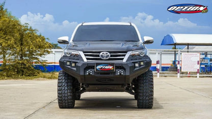 OPTION 4WD 4x4 Front Steel Bumper V1 For Toyota Hilux Revo Rocco (2015-2020)
