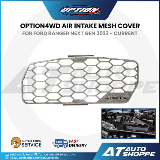 Option 4WD Air Intake Mesh Cover For Ford Ranger Raptor Next Gen 2022-On