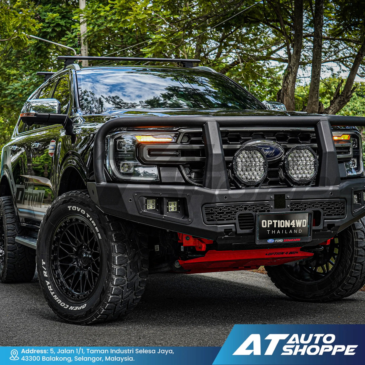 OPTION 4WD Front Bumper Loops Bar for Ford Everest Next Gen