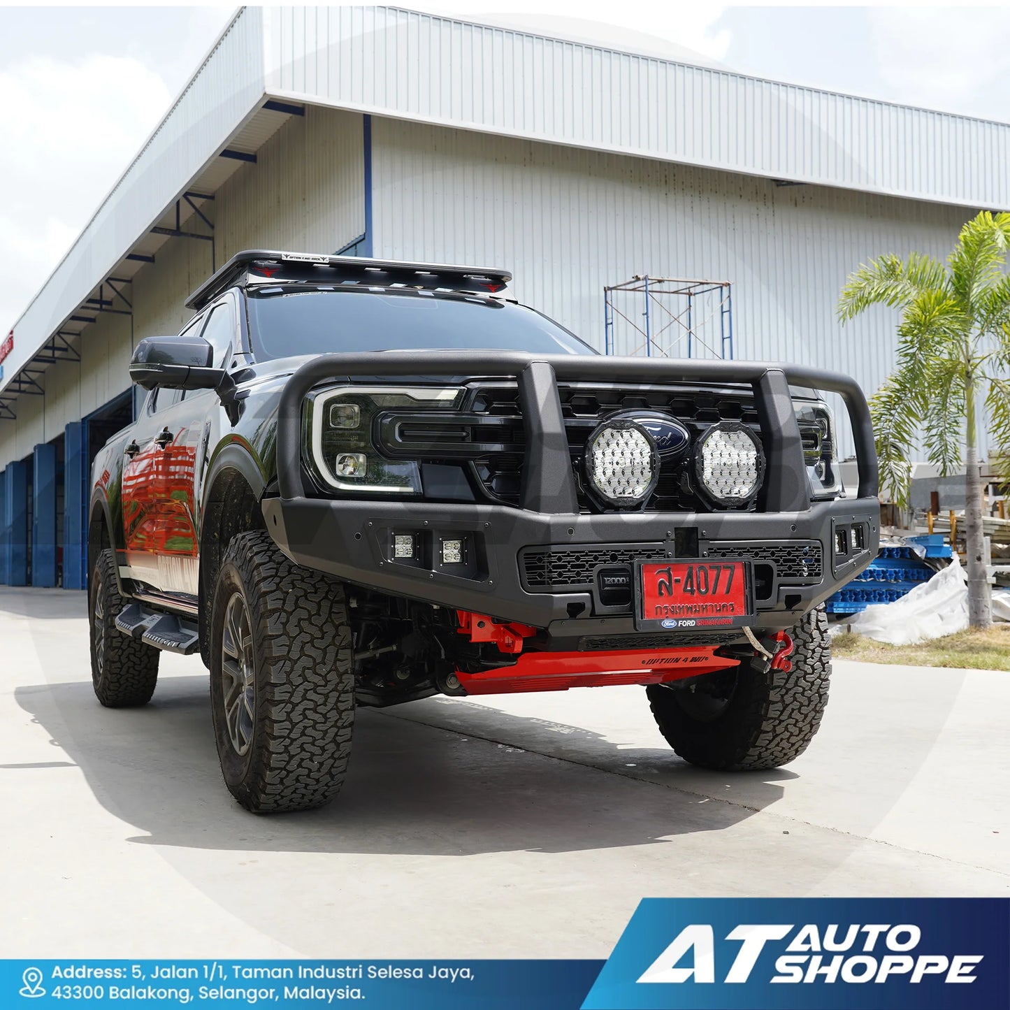 OPTION 4WD Front Bumper Loops Bar for Ford Ranger Next Gen