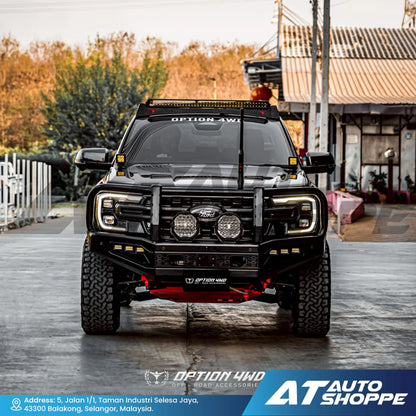 OPTION 4WD Front Bumper Loops Bar Ultra for Ford Ranger Next Gen