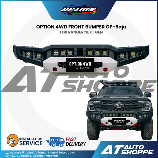 OPTION 4WD OP Baja Front Bumper for Ford Ranger Next Gen