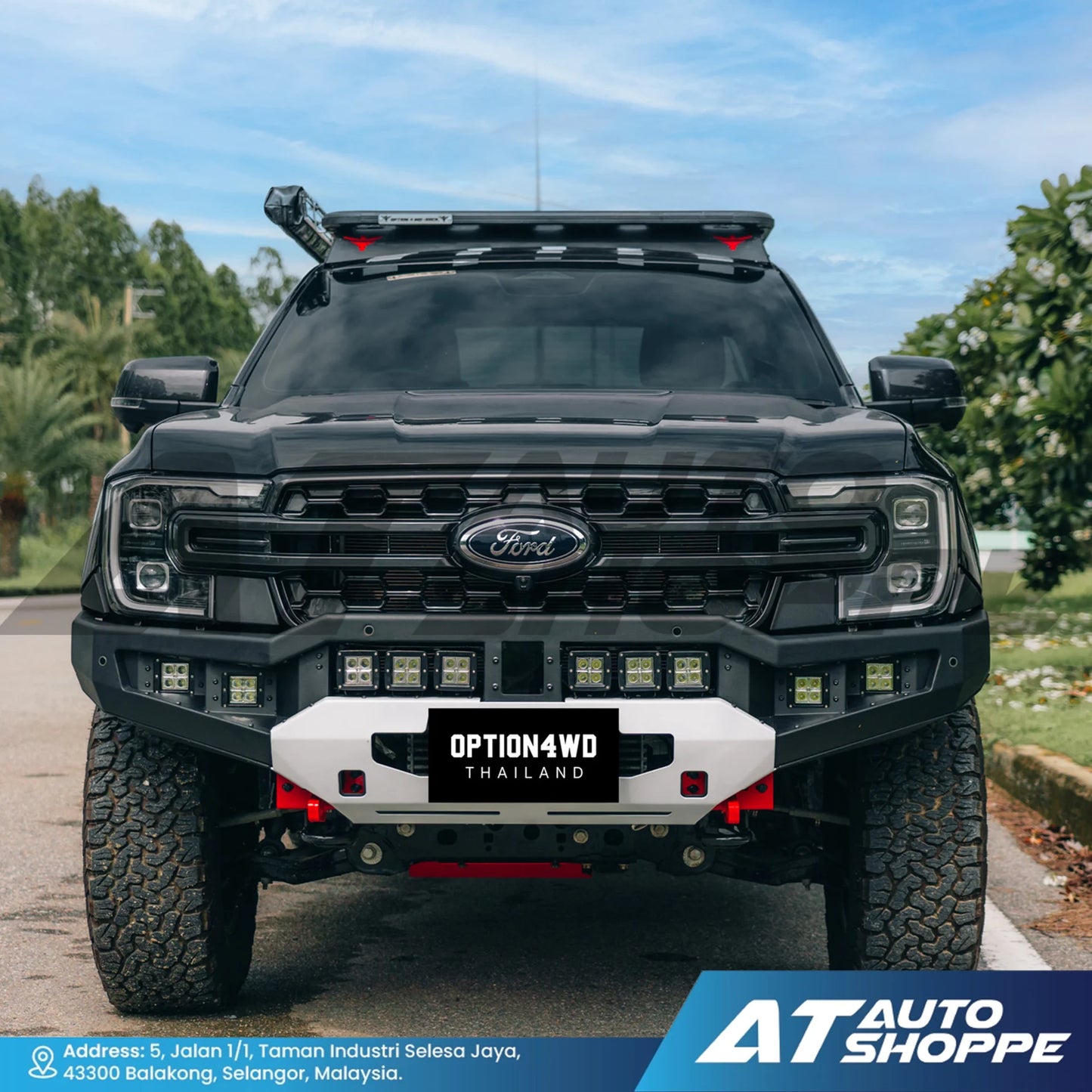OPTION 4WD OP Baja Front Bumper for Ford Ranger Next Gen