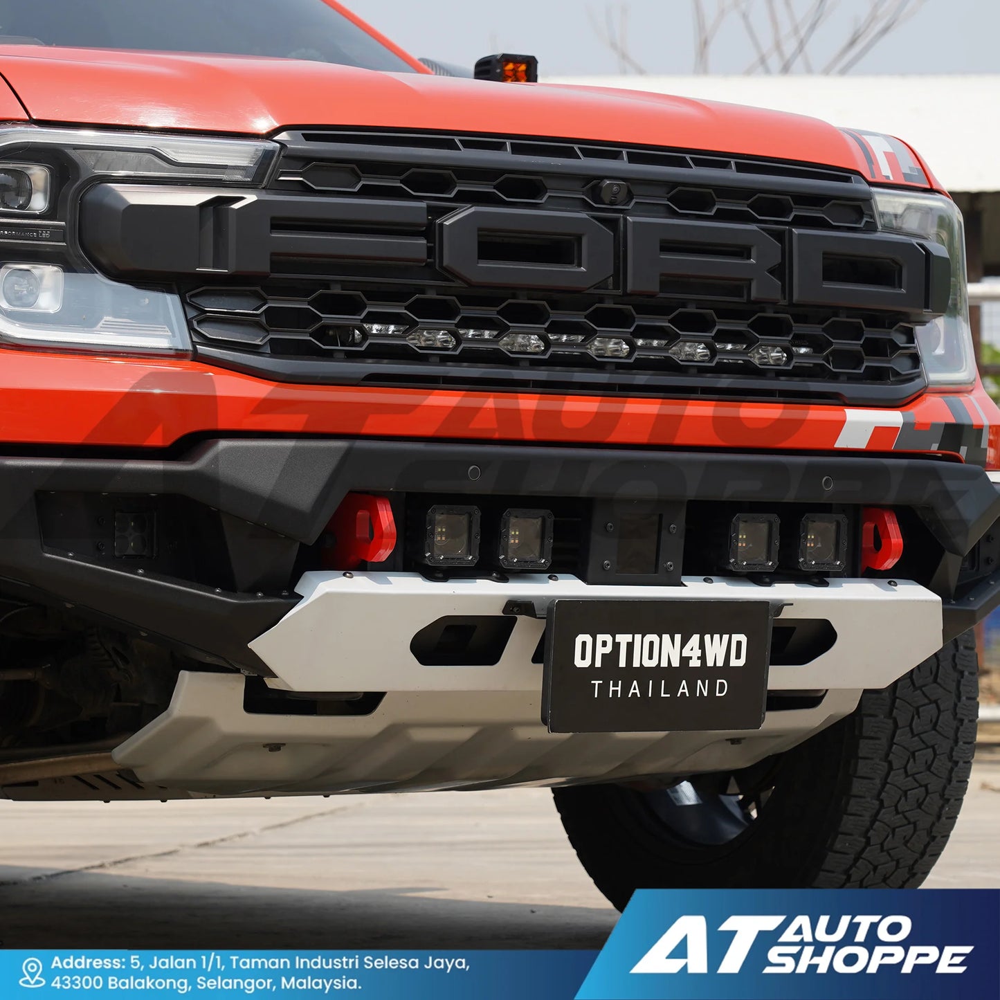 OPTION 4WD OP Baja Front Bumper for Ford Ranger Raptor Next Gen