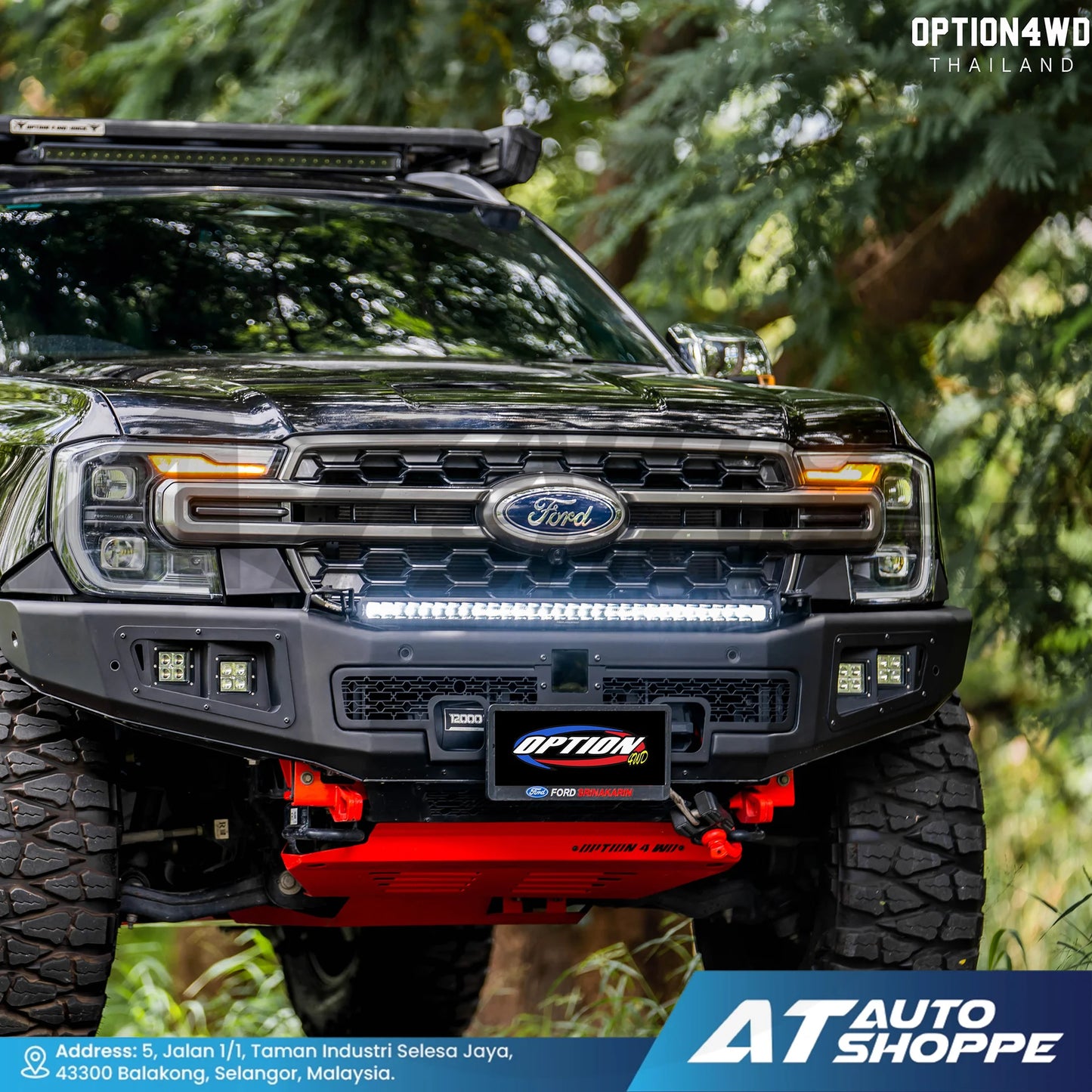 OPTION 4WD OP V2 Supreme Front Bumper for Ford Everest Next Gen