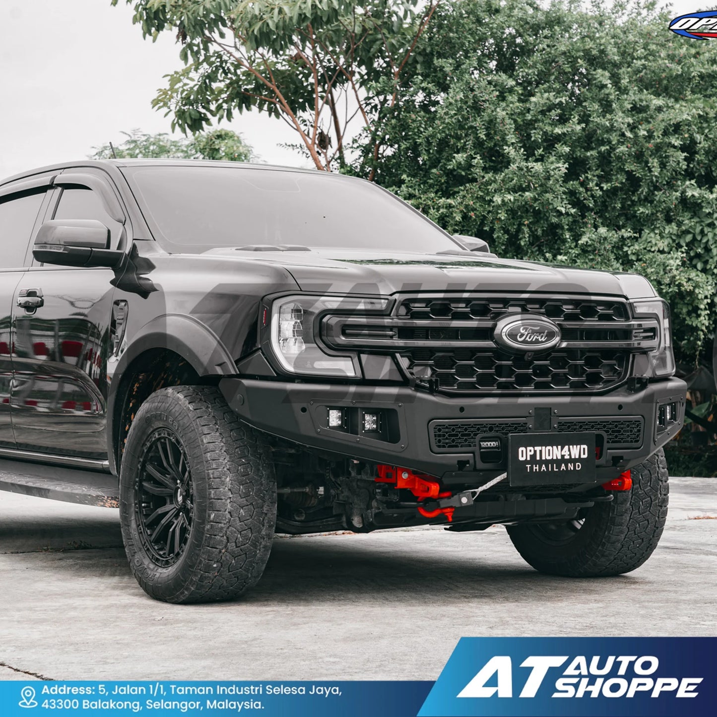 OPTION 4WD OP V2 Supreme Front Bumper for Ford Ranger Next Gen