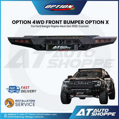 Option 4WD Front Bumper Option X For Ford Ranger Raptor Next Gen 2022-Current