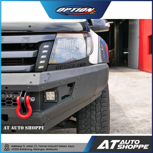 OPTION 4WD Front Bumper V1 For Ford Ranger (2012-2015) T6 XL XLT Wildtrak Bullbar