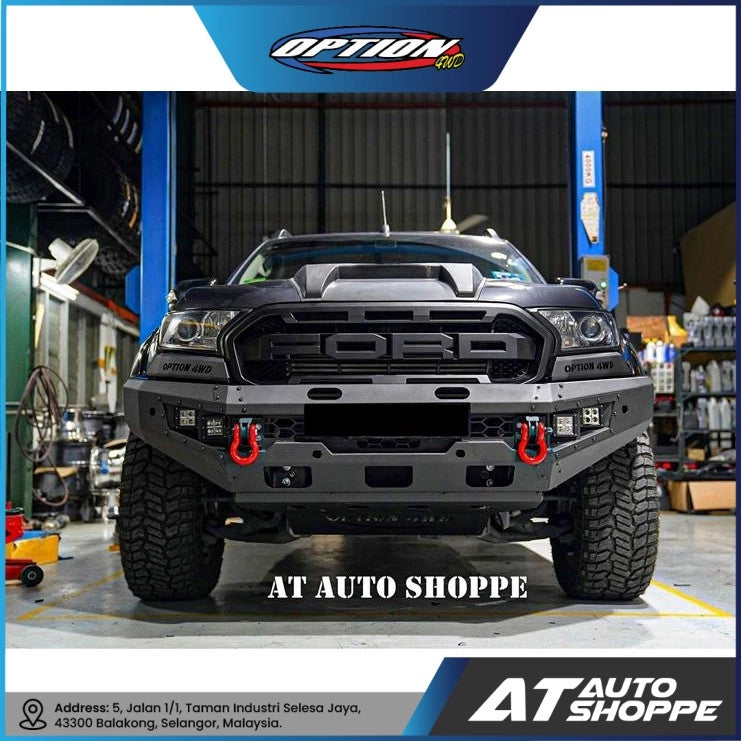 OPTION 4WD Front Bumper V1 For Ford Ranger T6